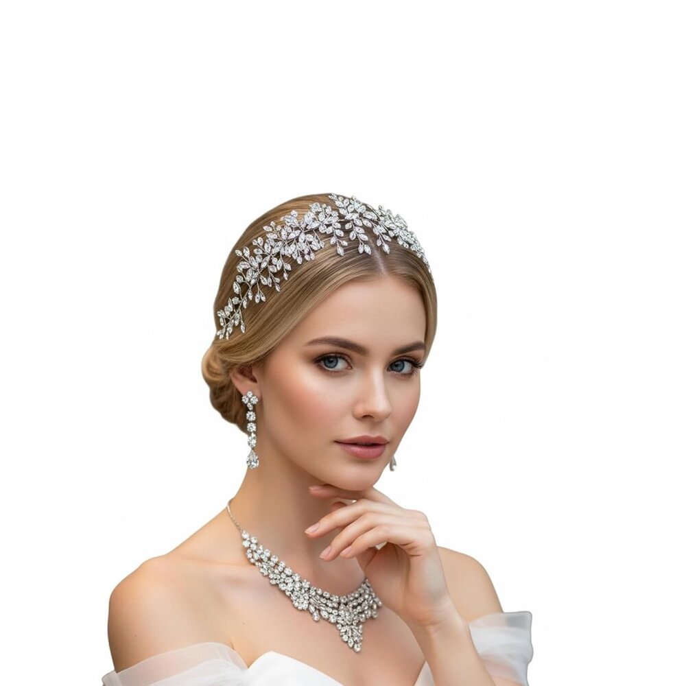 Rhinestone Bridal Headpiece for Wedding Hair Pieces Crystal Wedding Hair Accesso
